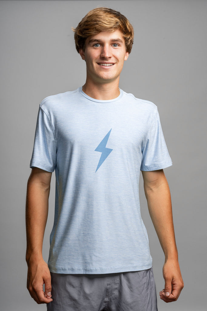 "BOLT" SuperSoft T-Shirt | Baby Blue- quickbuy