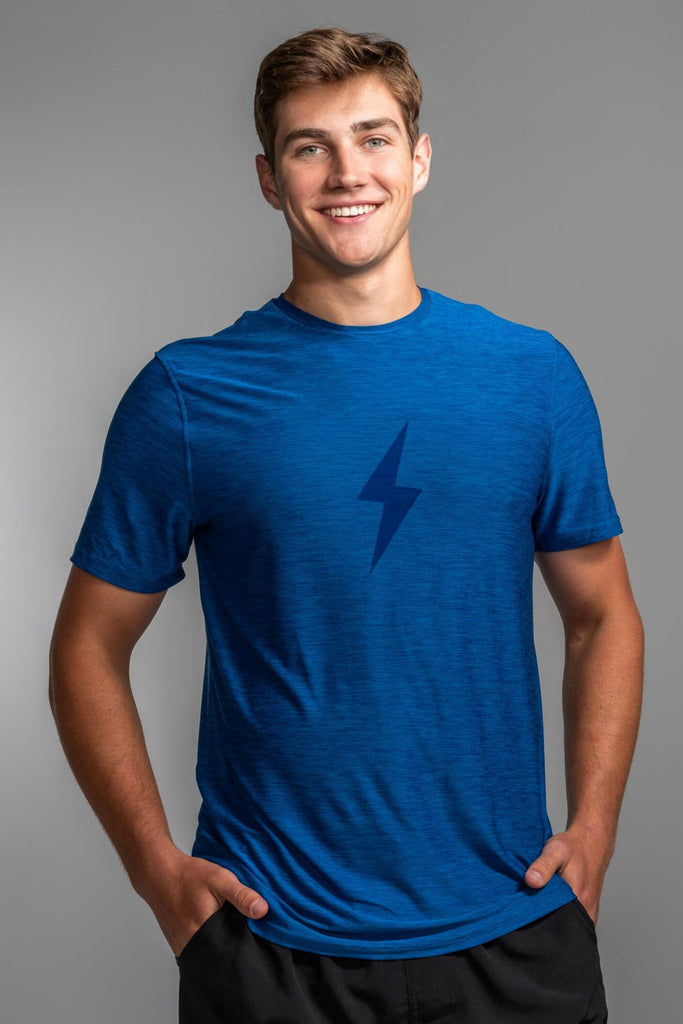 "BOLT" SuperSoft T-Shirt | Blue- quickbuy
