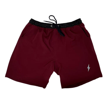 BRUCE BOLT 5" SHORT W/ LINER - MAROON - 1