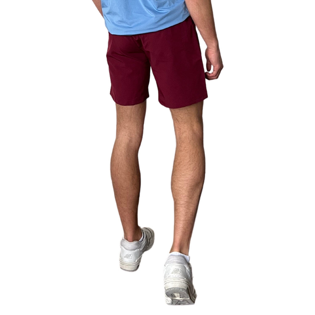 BRUCE BOLT 7" SHORTS - MAROON- thumb 4