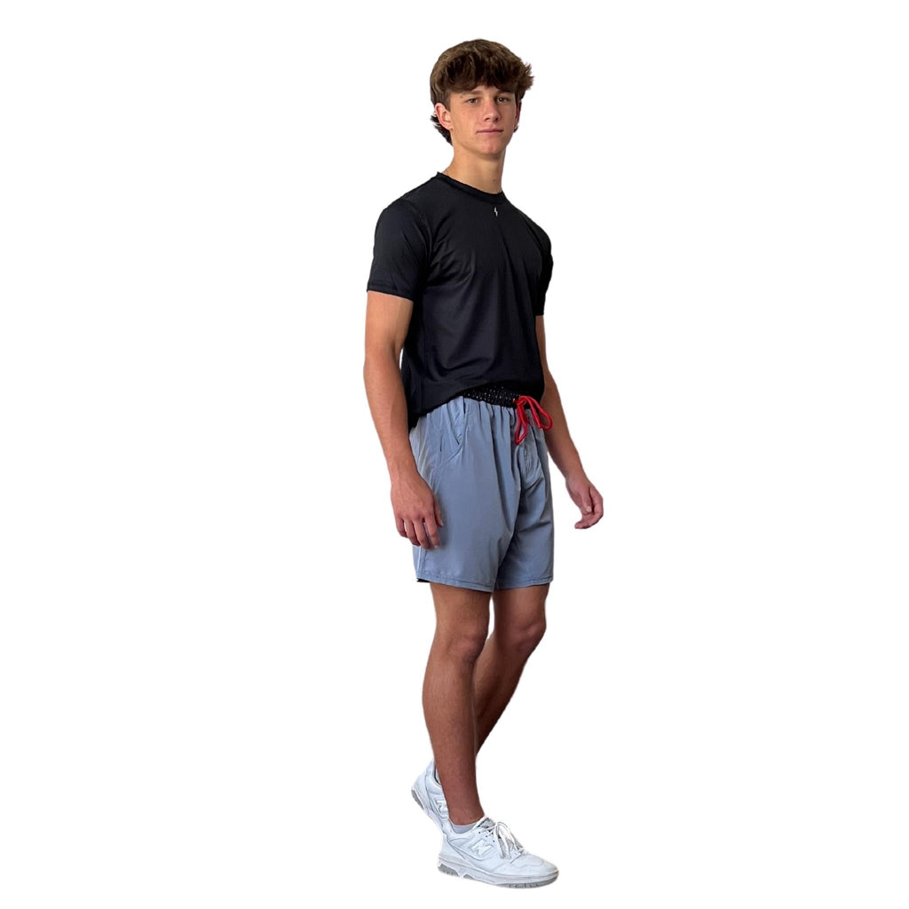 BRUCE BOLT 7" SHORTS - STEEL BLUE- thumb 5