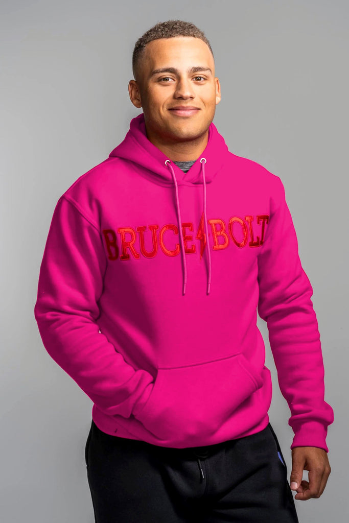 BRUCE BOLT "BRUCE BOLT" Hoodie - PINK- quickbuy