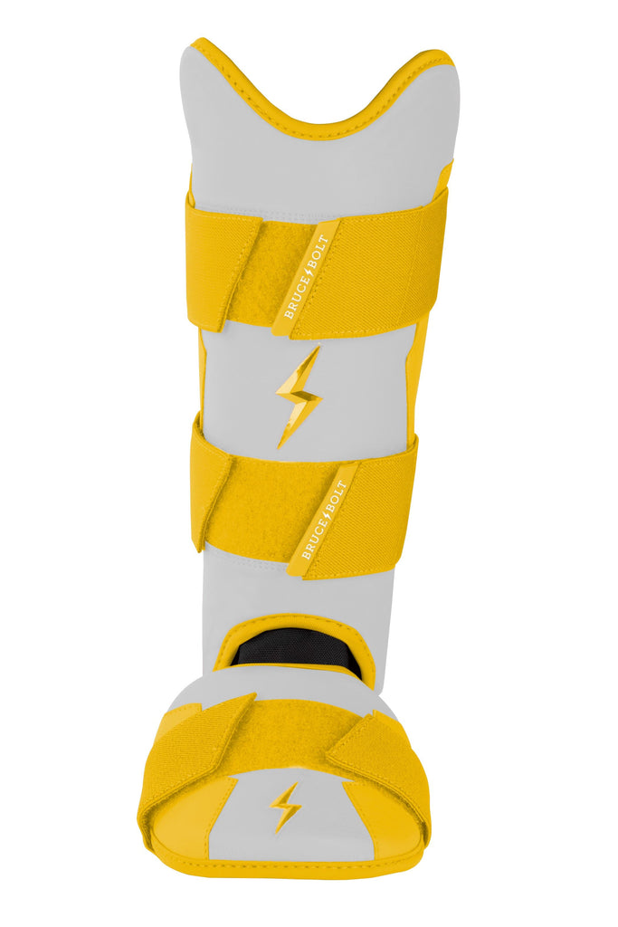 BRUCE BOLT Chrome Series Leg Guard - YELLOW- quickbuy
