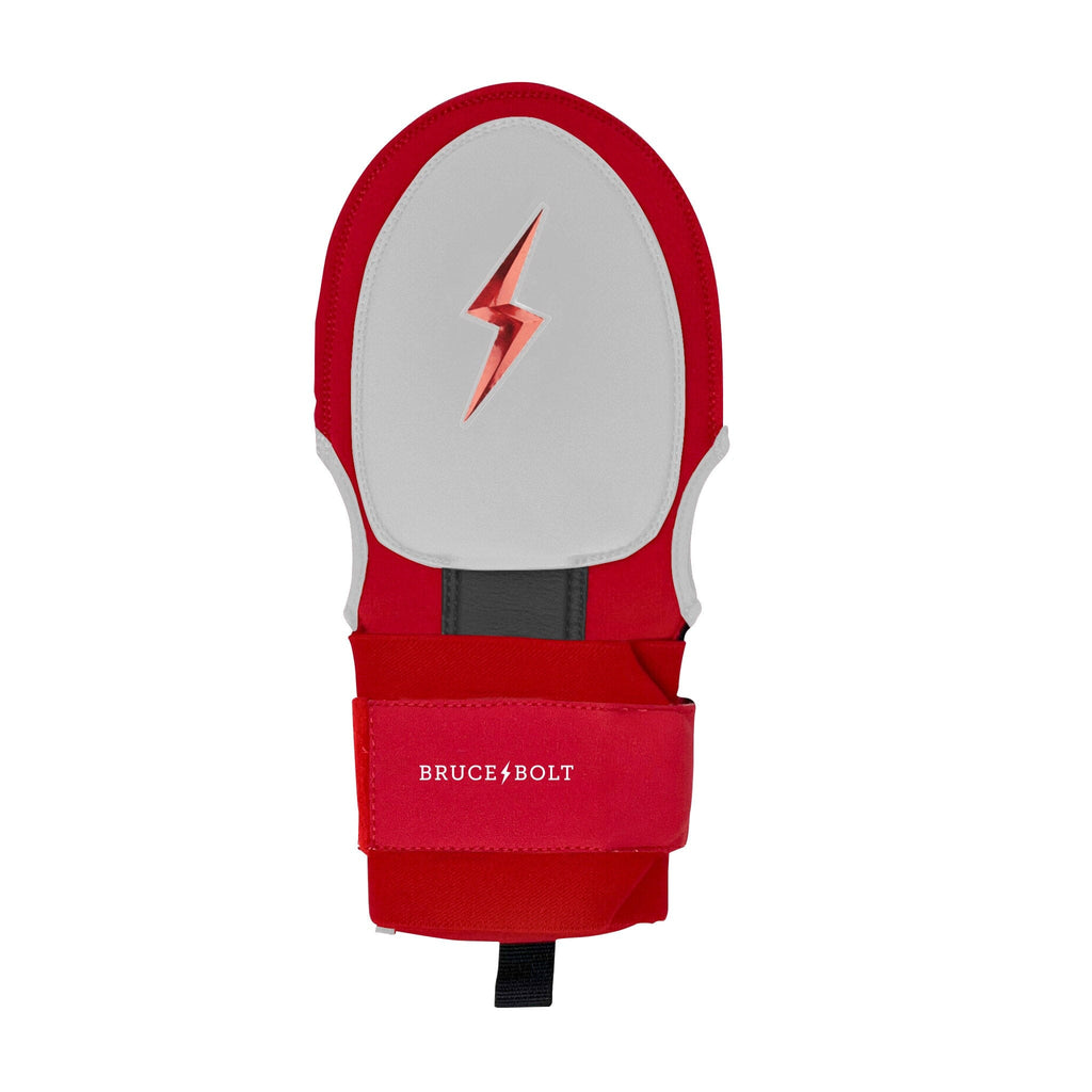BRUCE BOLT Chrome Series Sliding Mitt - RED- quickbuy