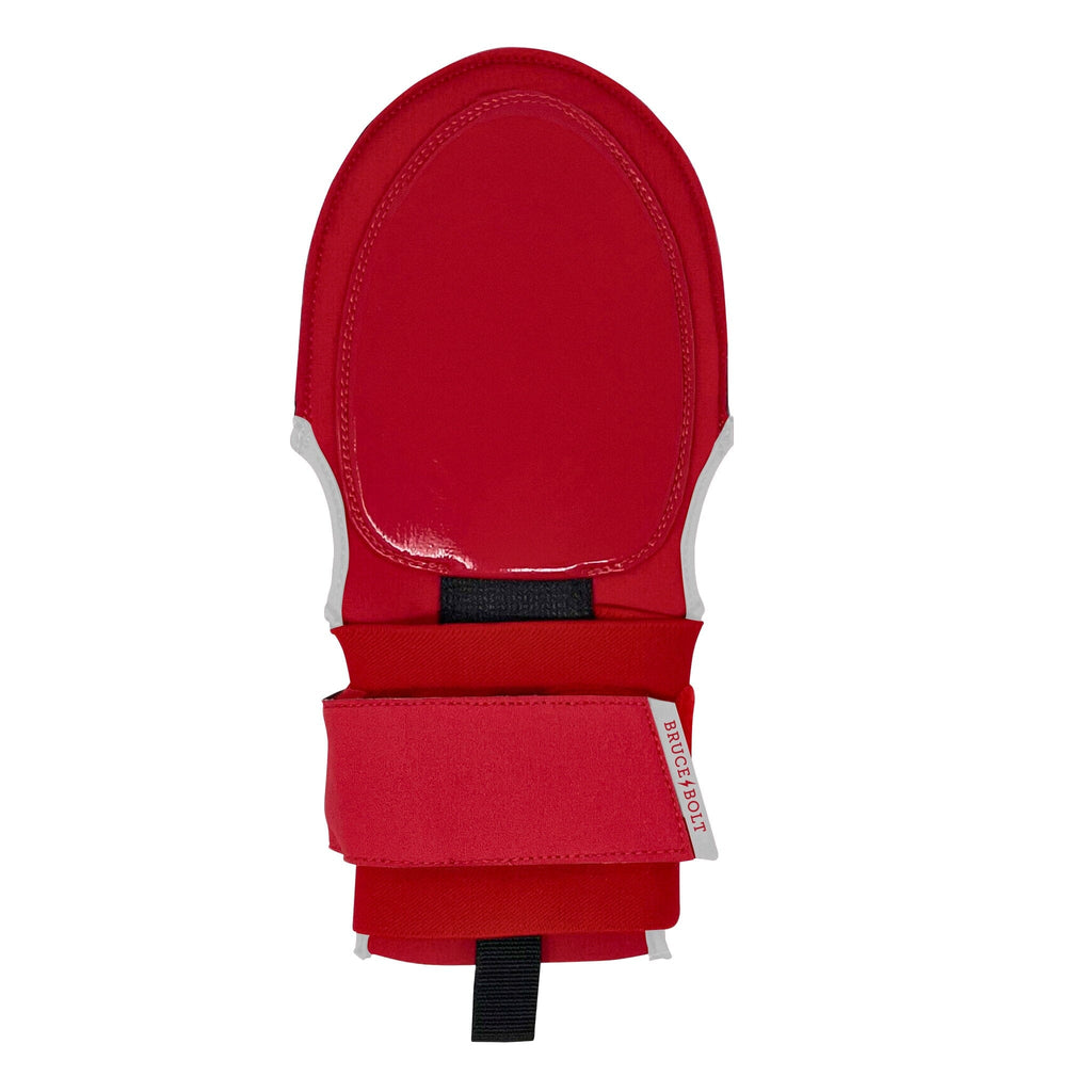BRUCE BOLT Chrome Series Sliding Mitt - RED- quickbuy