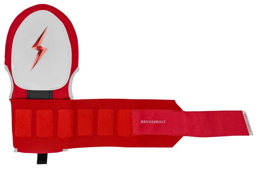 BRUCE BOLT Chrome Series Sliding Mitt - RED- thumb 3