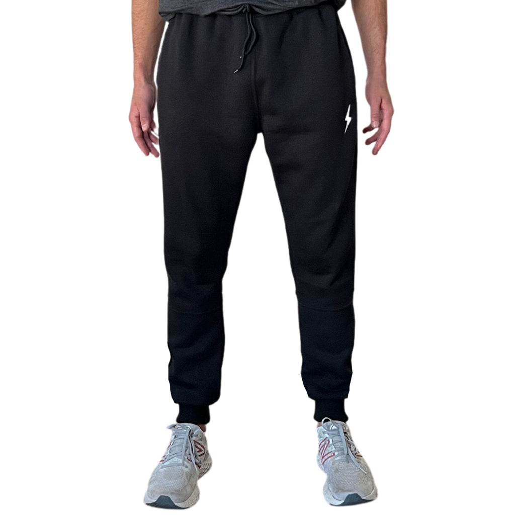 BRUCE BOLT Cotton Joggers - BLACK- thumb 6