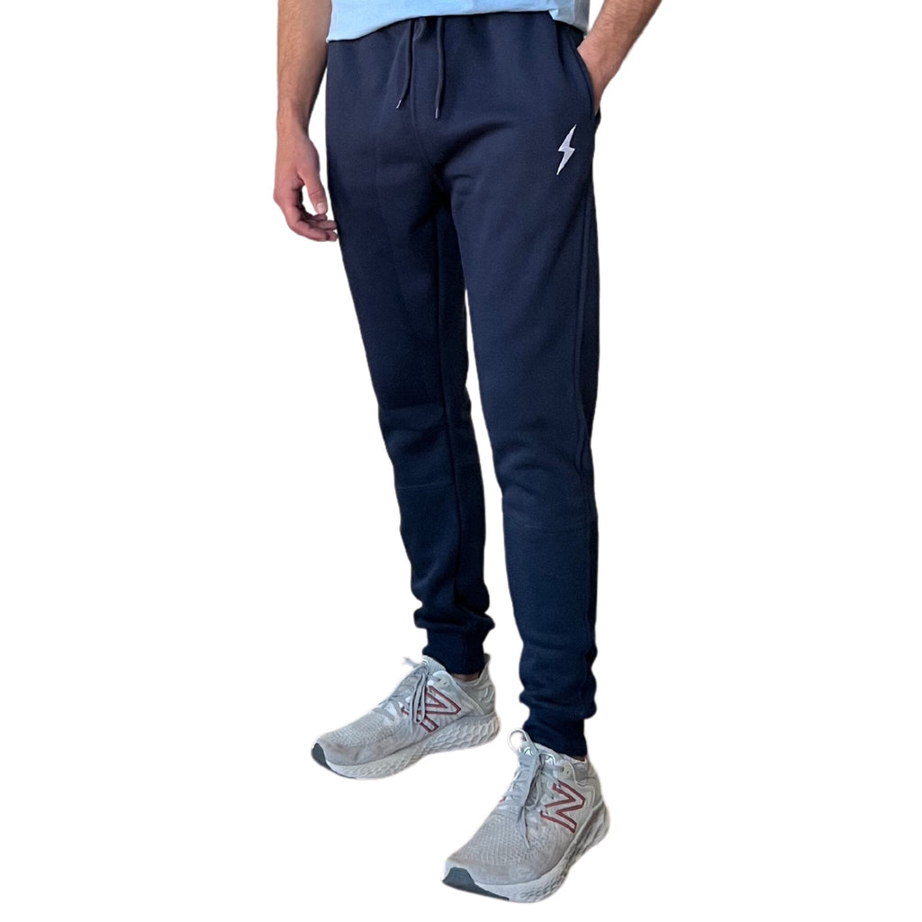 BRUCE BOLT Cotton Joggers - NAVY- thumb 5