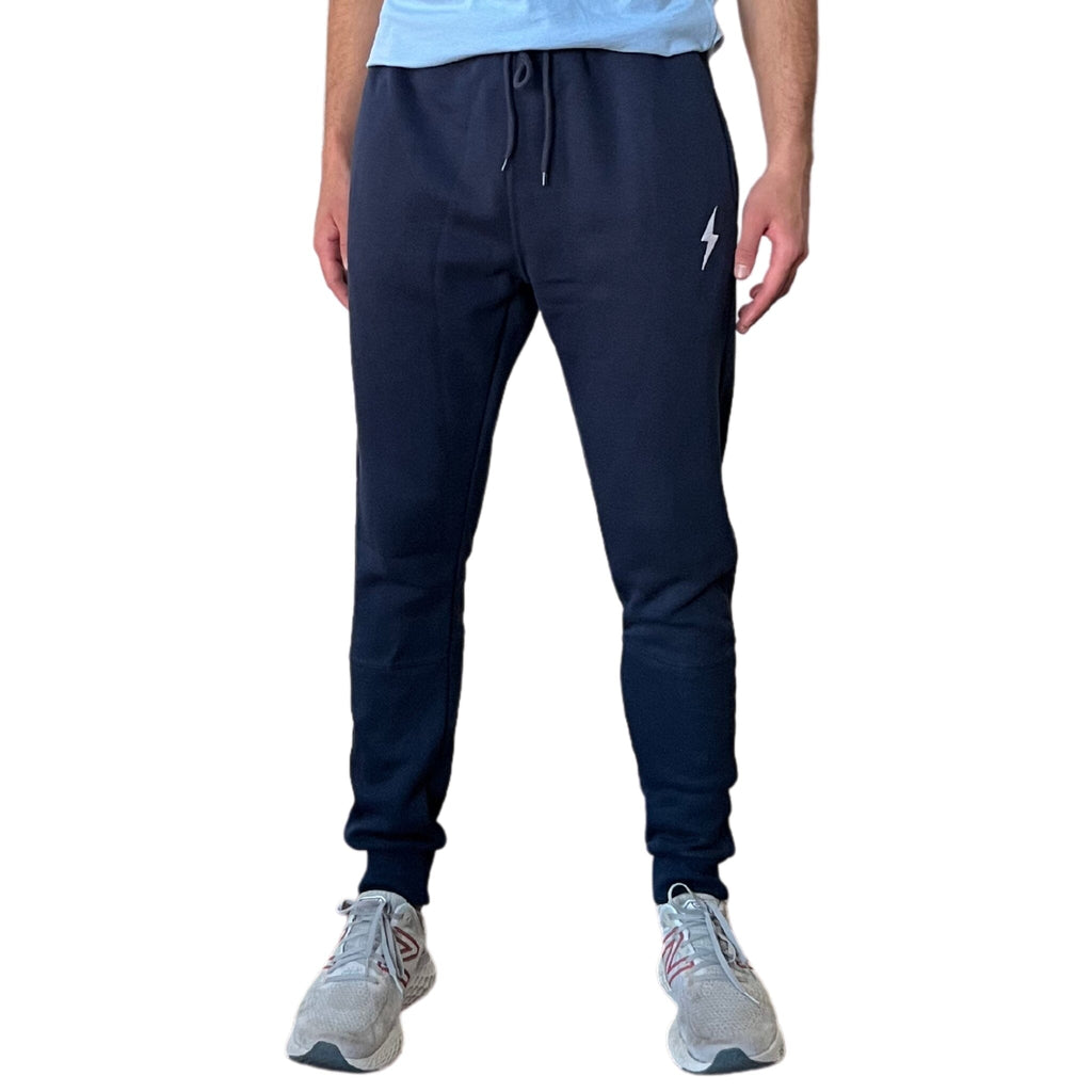 BRUCE BOLT Cotton Joggers - NAVY- thumb 7