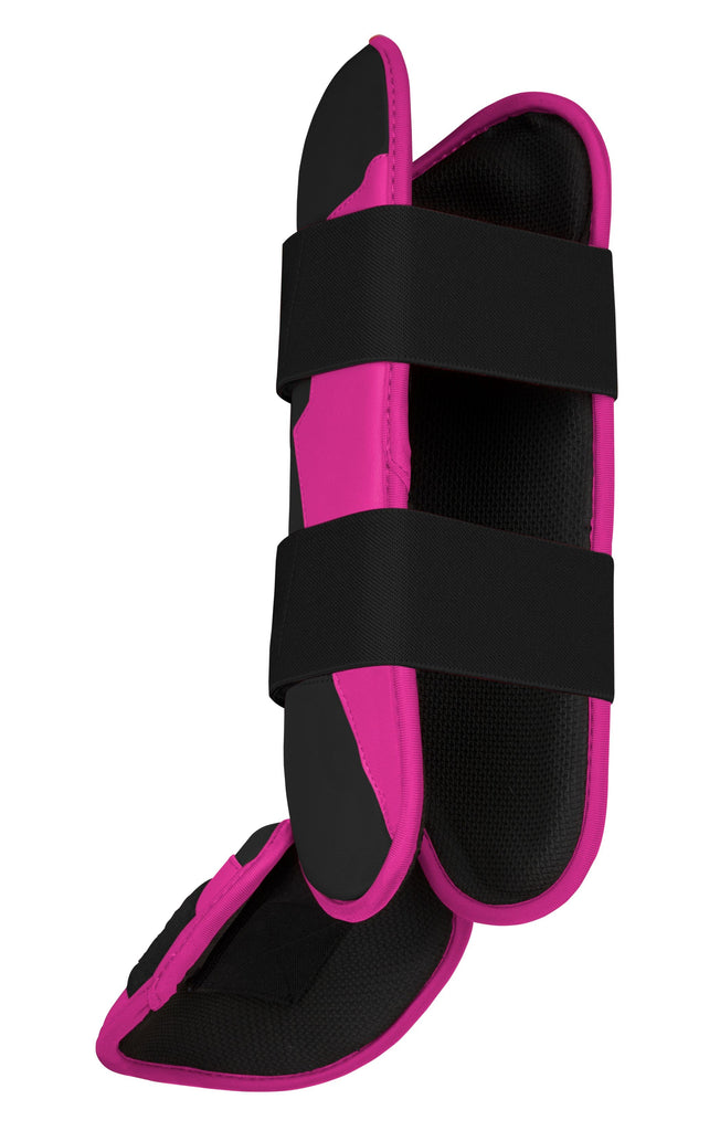 BRUCE BOLT Creator Series Leg Guard - BLACK W/ HOT PINK- thumb 2