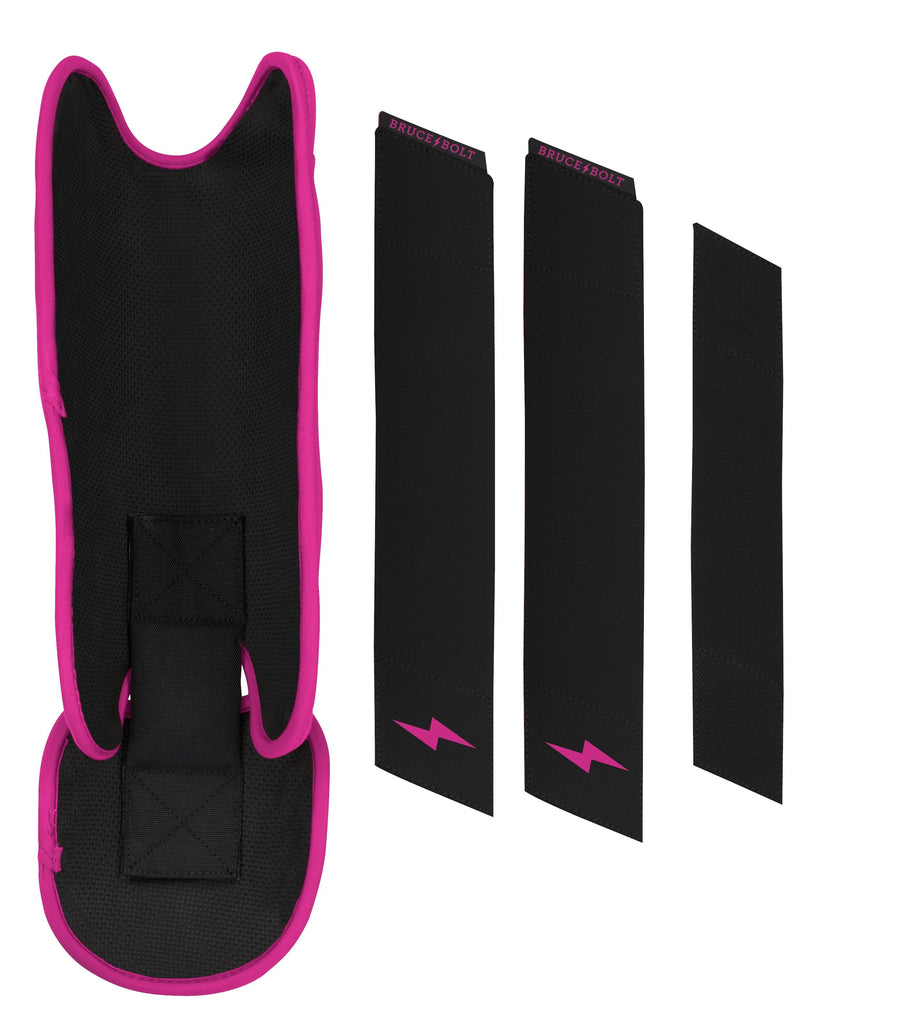 BRUCE BOLT Creator Series Leg Guard - BLACK W/ HOT PINK- thumb 5