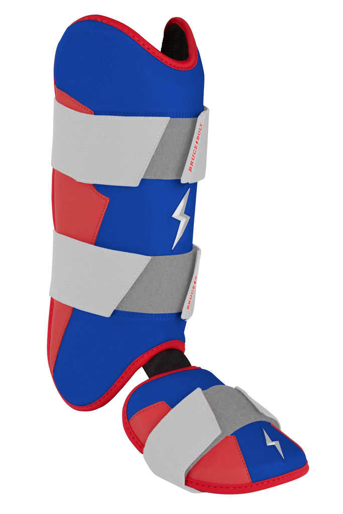 BRUCE BOLT Creator Series Leg Guard - RED WHITE AND BLUE- thumb 5