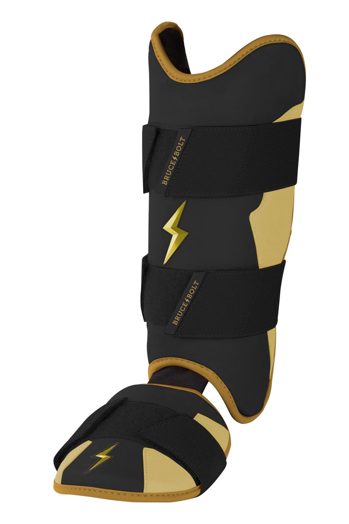 BRUCE BOLT Gold Series Leg Guard - GOLD BLACK- thumb 3