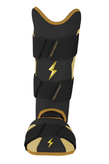 BRUCE BOLT Gold Series Leg Guard - GOLD BLACK - 1