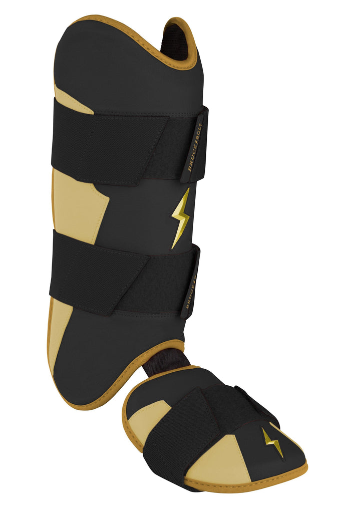 BRUCE BOLT Gold Series Leg Guard - GOLD BLACK- thumb 4