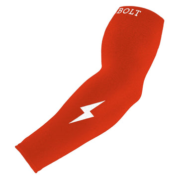 BRUCE BOLT Graduated Compression Premium Arm Sleeve - CALIENTE RED - 1