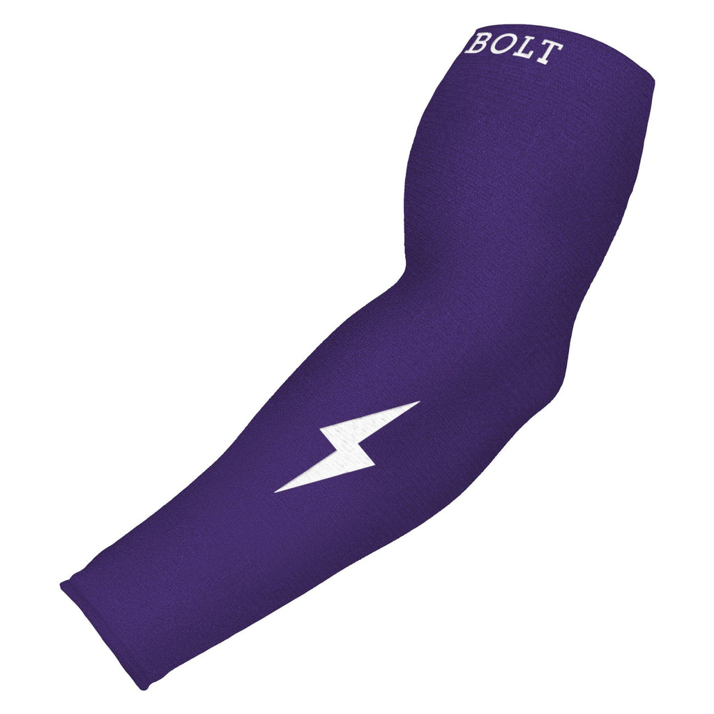 BRUCE BOLT Graduated Compression Premium Arm Sleeve - PURPLE- quickbuy