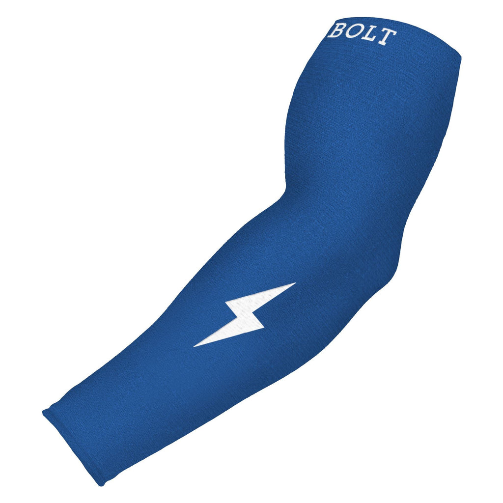 BRUCE BOLT Graduated Compression Premium Arm Sleeve - ROYAL- quickbuy