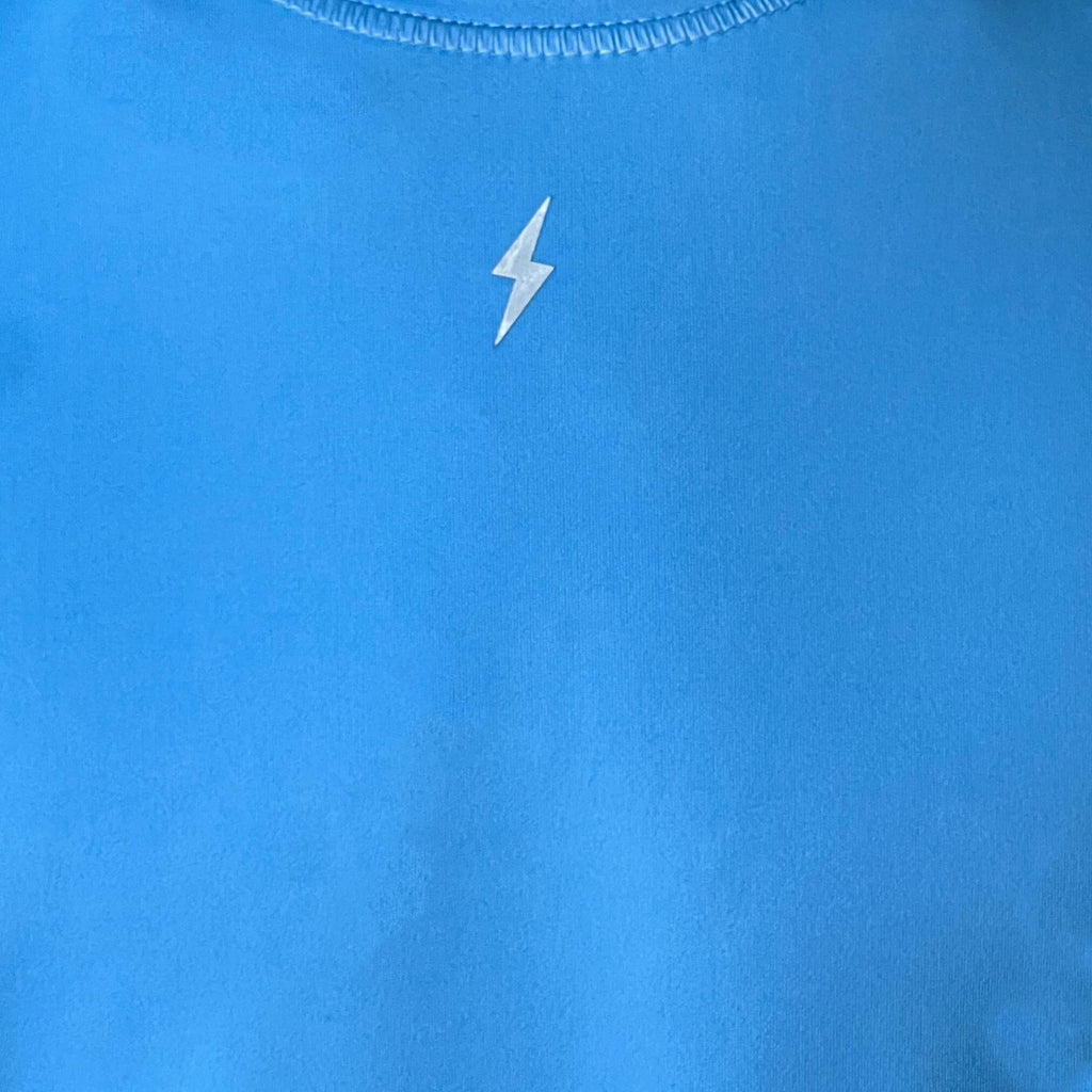 BRUCE BOLT Long Sleeve Performance T-Shirt with Reflective Bolt - BABY BLUE- thumb 6