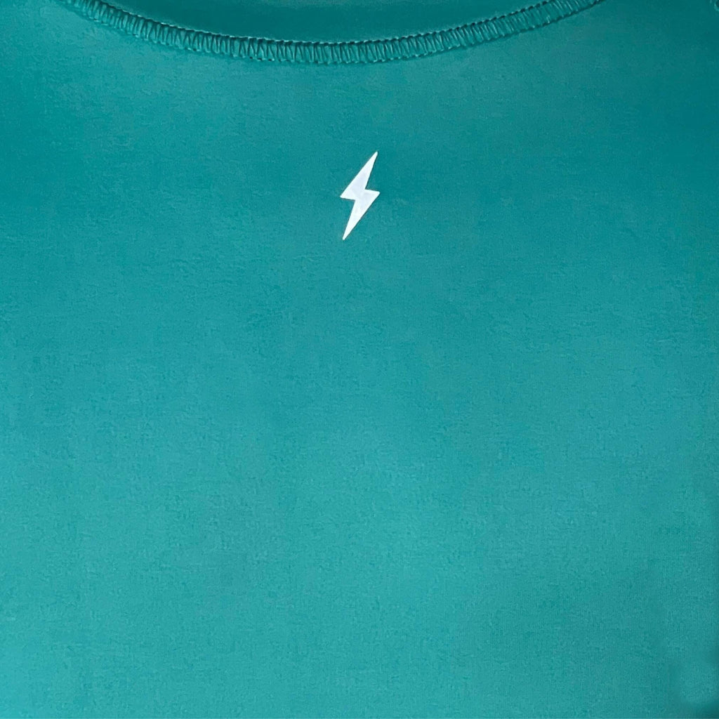 BRUCE BOLT Long Sleeve Performance T-Shirt with Reflective Bolt - GREEN- thumb 6