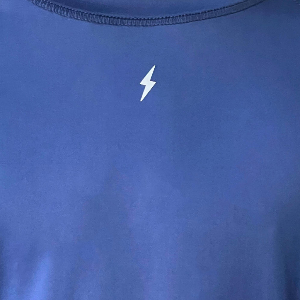 BRUCE BOLT Long Sleeve Performance T-Shirt with Reflective Bolt - NAVY- thumb 6