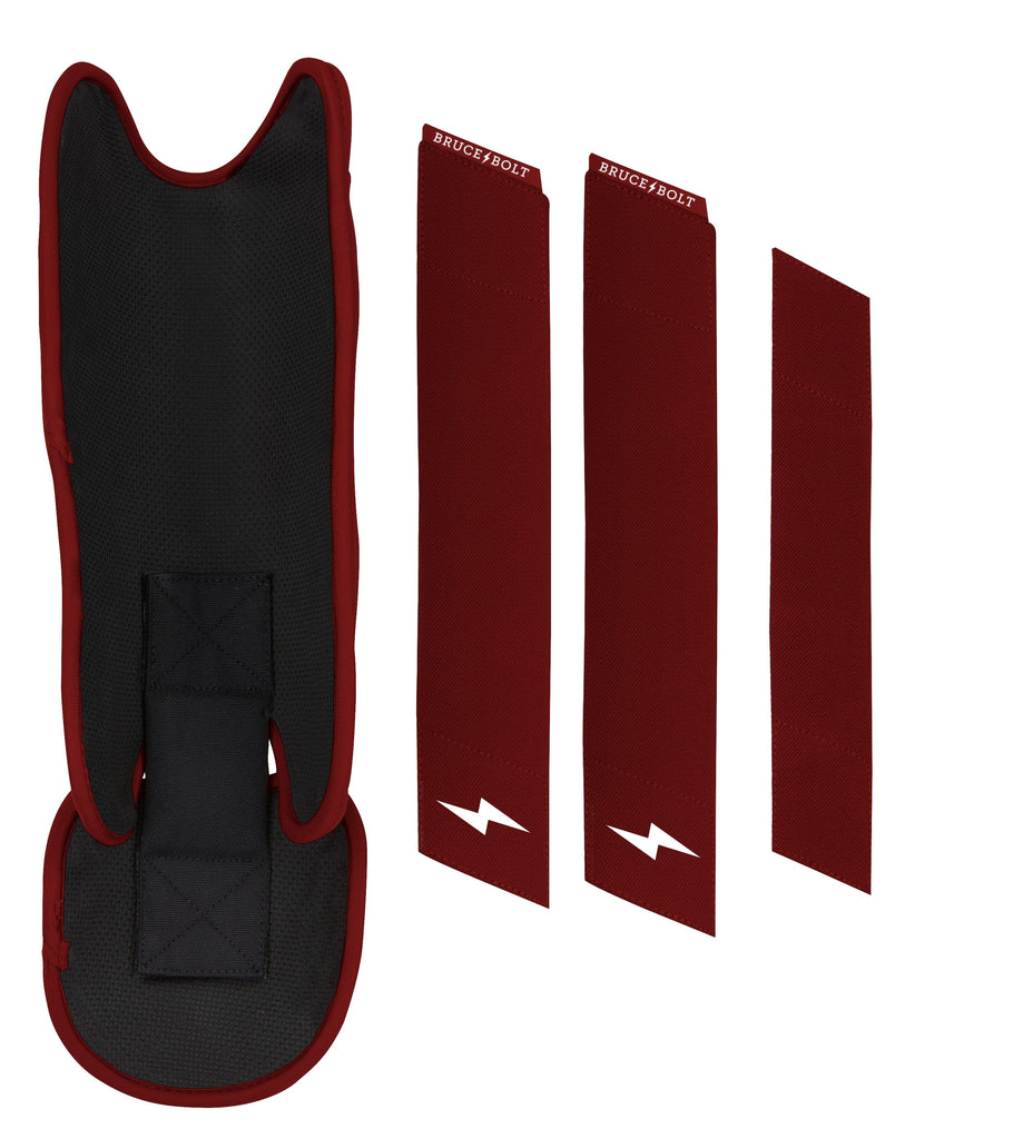 BRUCE BOLT Original Series Leg Guard - MAROON- thumb 5