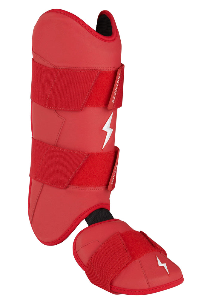 BRUCE BOLT Original Series Leg Guard - RED- thumb 4