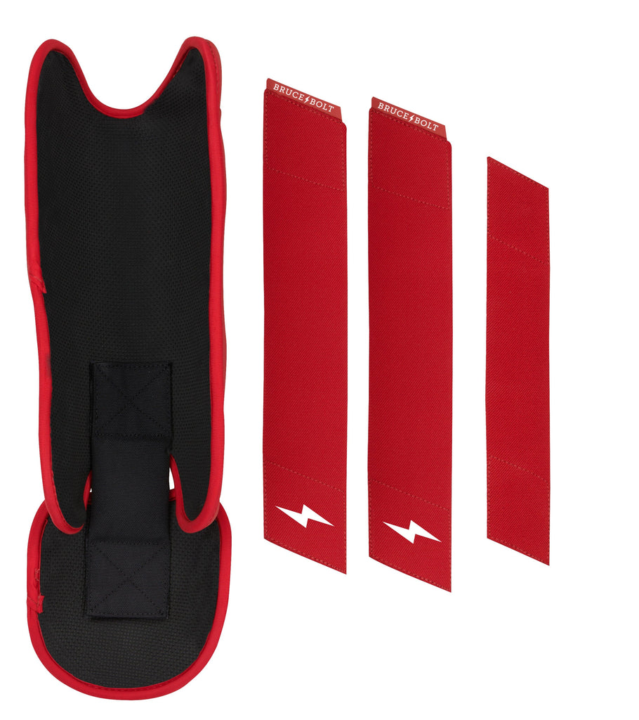 BRUCE BOLT Original Series Leg Guard - RED- thumb 5