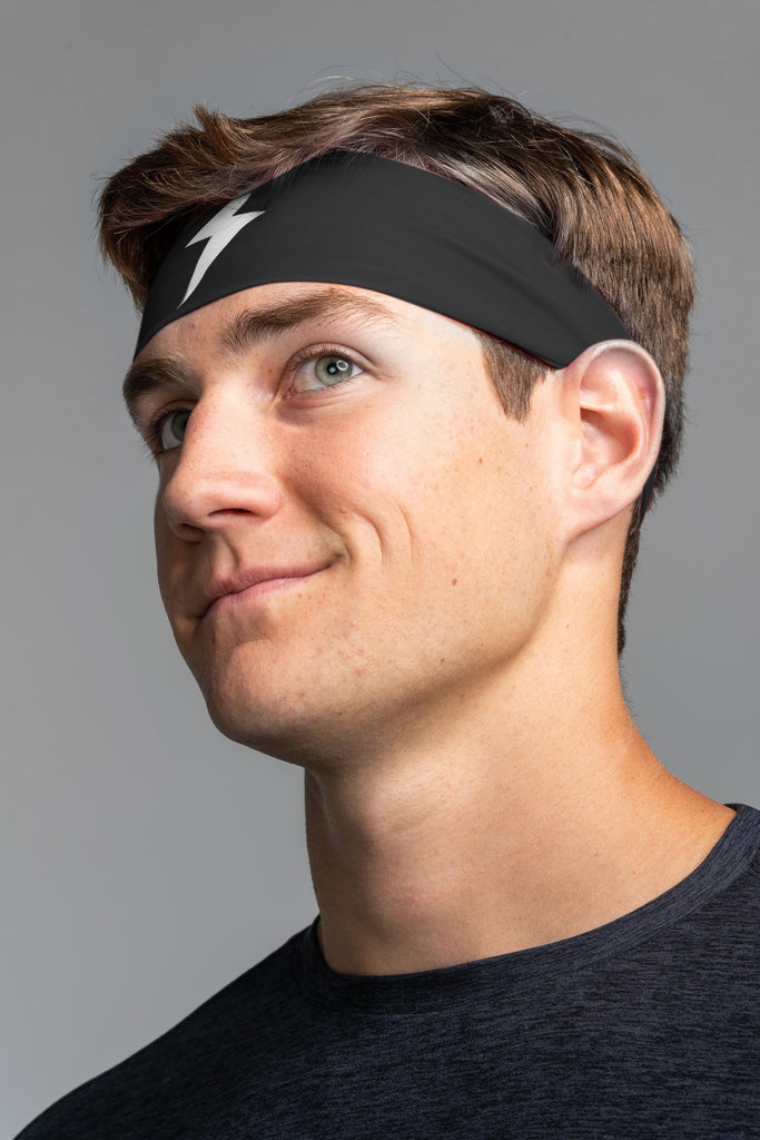 BRUCE BOLT Performance Headband - BLACK- quickbuy