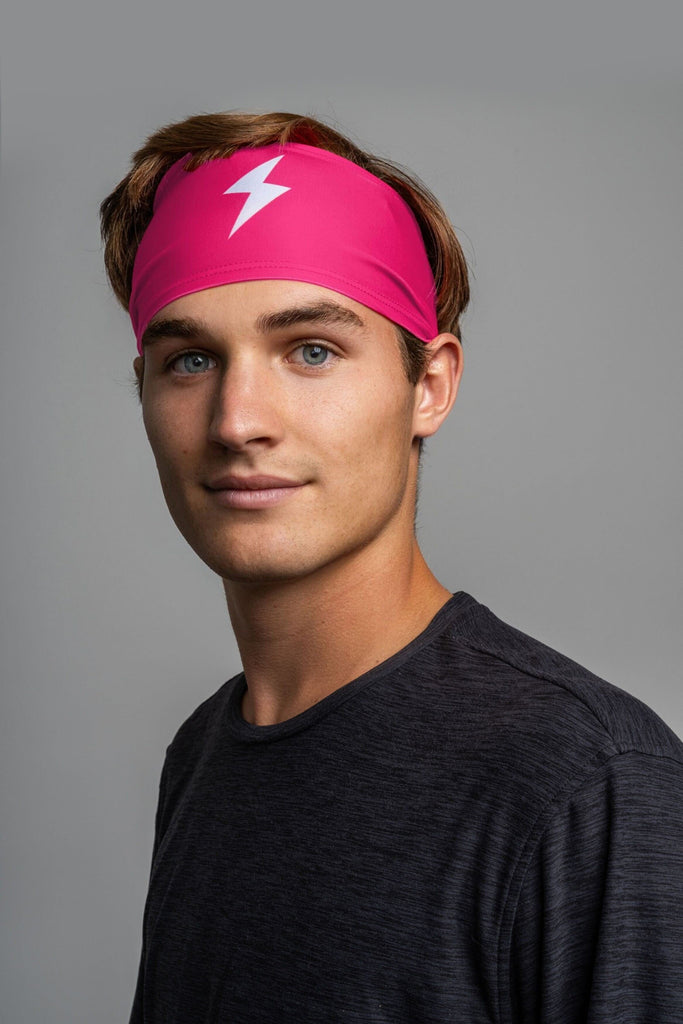 BRUCE BOLT Performance Headband - PINK- quickbuy
