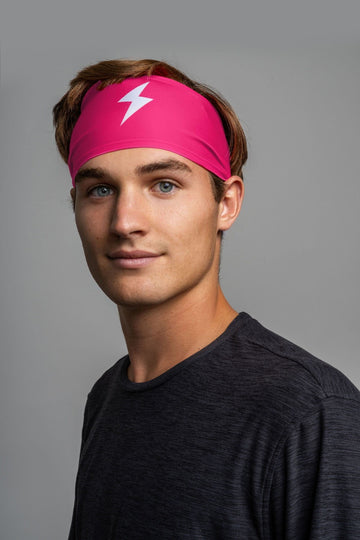 BRUCE BOLT Performance Headband - PINK - 1