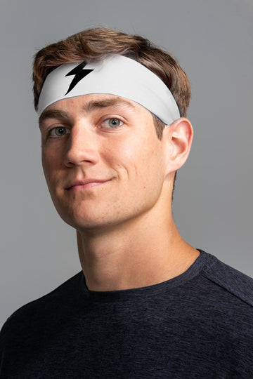 BRUCE BOLT Performance Headband - WHITE - 1