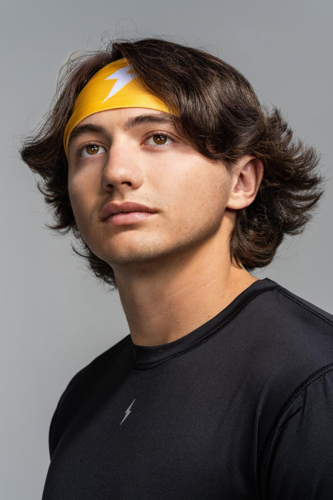 BRUCE BOLT Performance Headband - YELLOW- quickbuy