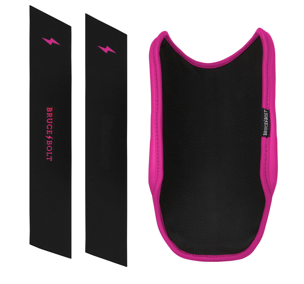 BRUCE BOLT PREMIUM PRO 9" Elbow Guard - BLACK W/ HOT PINK- thumb 3
