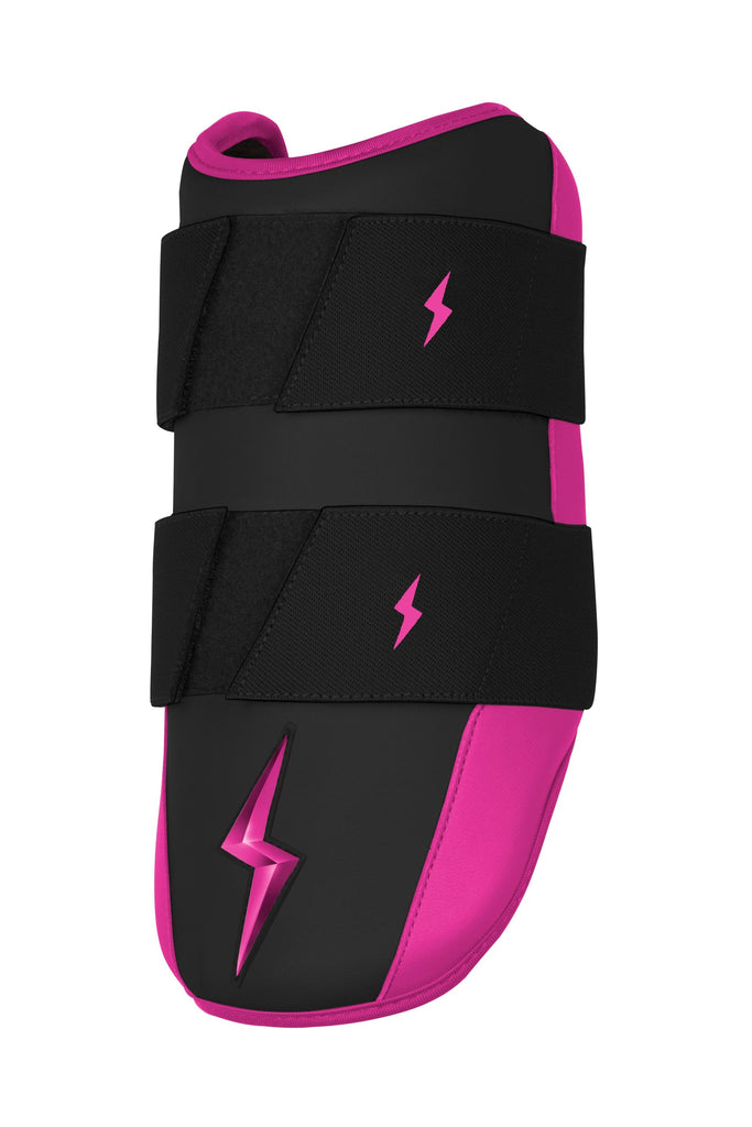 BRUCE BOLT PREMIUM PRO 9" Elbow Guard - BLACK W/ HOT PINK- thumb 4