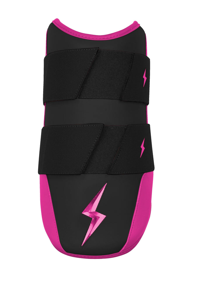 BRUCE BOLT PREMIUM PRO 9" Elbow Guard - BLACK W/ HOT PINK- thumb 1