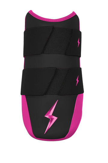 BRUCE BOLT PREMIUM PRO 9" Elbow Guard - BLACK W/ HOT PINK - 1