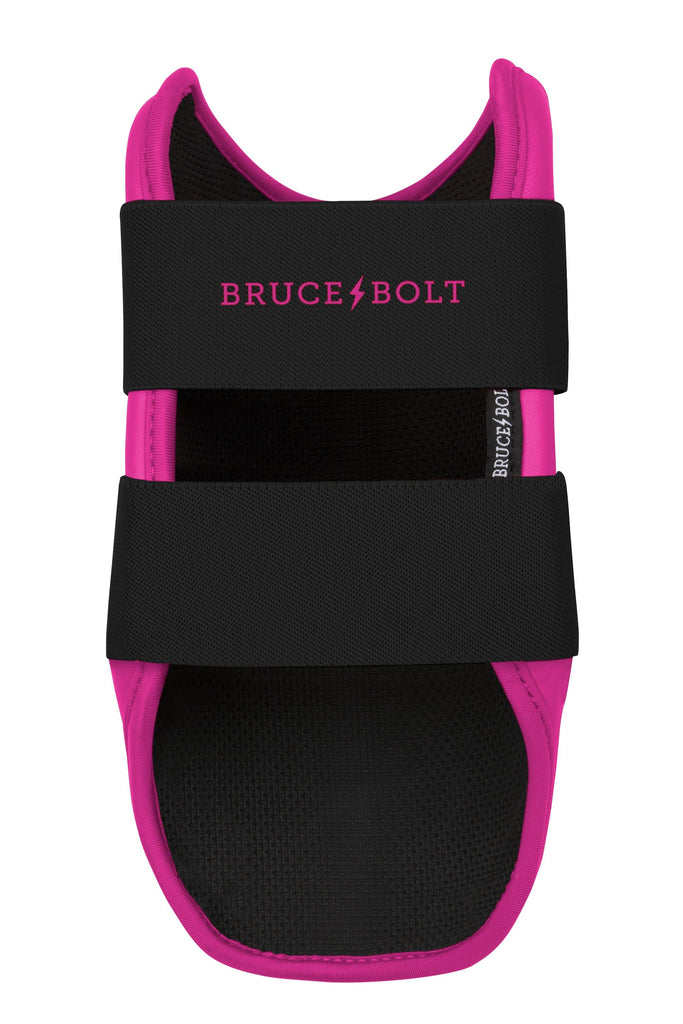 BRUCE BOLT PREMIUM PRO 9" Elbow Guard - BLACK W/ HOT PINK- thumb 2