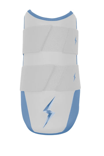 BRUCE BOLT Chrome Series 9" Elbow Guard - BABY BLUE - 1