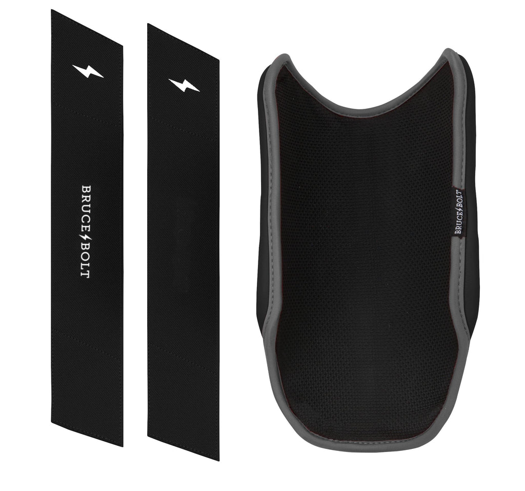 BRUCE BOLT PREMIUM PRO 9" Elbow Guard - CHROME BLACK- thumb 3