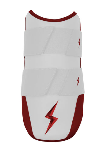 BRUCE BOLT PREMIUM PRO 9" Elbow Guard - CHROME MAROON - 1