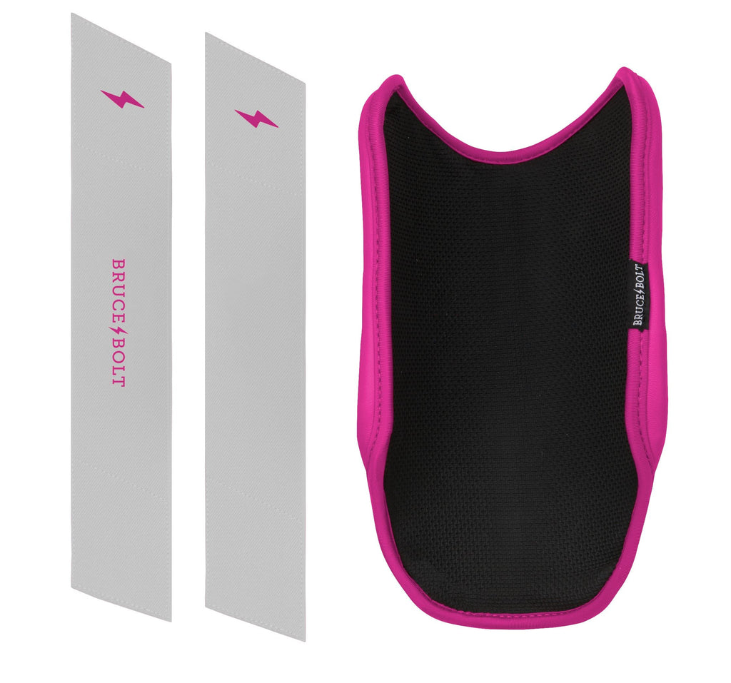BRUCE BOLT PREMIUM PRO 9" Elbow Guard - CHROME PINK- thumb 3