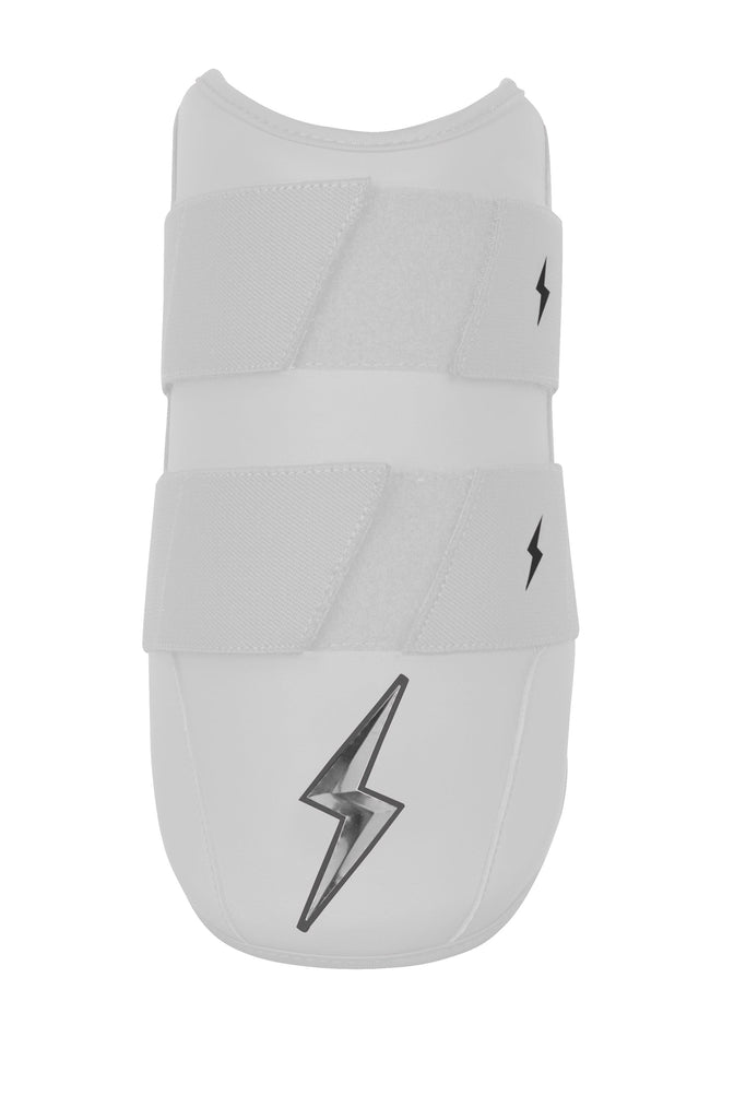 BRUCE BOLT PREMIUM PRO 9" Elbow Guard - CHROME WHITE- thumb 1