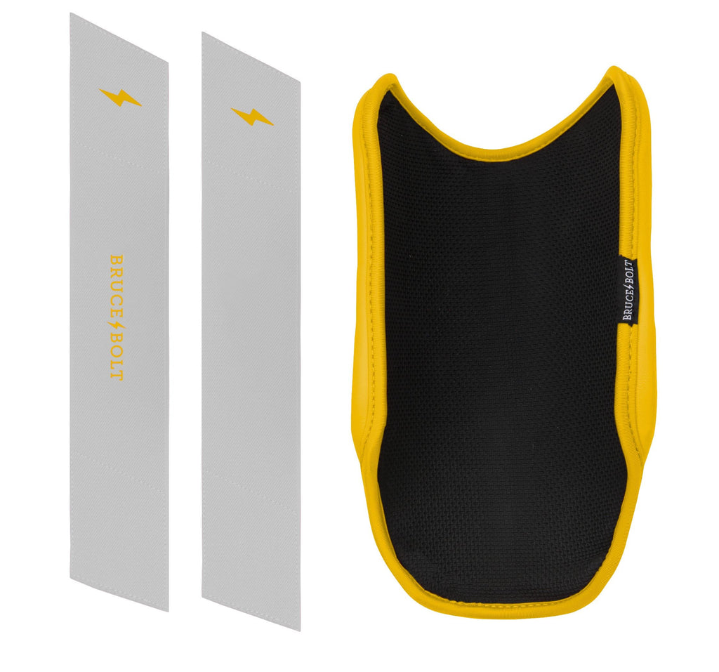 BRUCE BOLT PREMIUM PRO 9" Elbow Guard - CHROME YELLOW- thumb 3