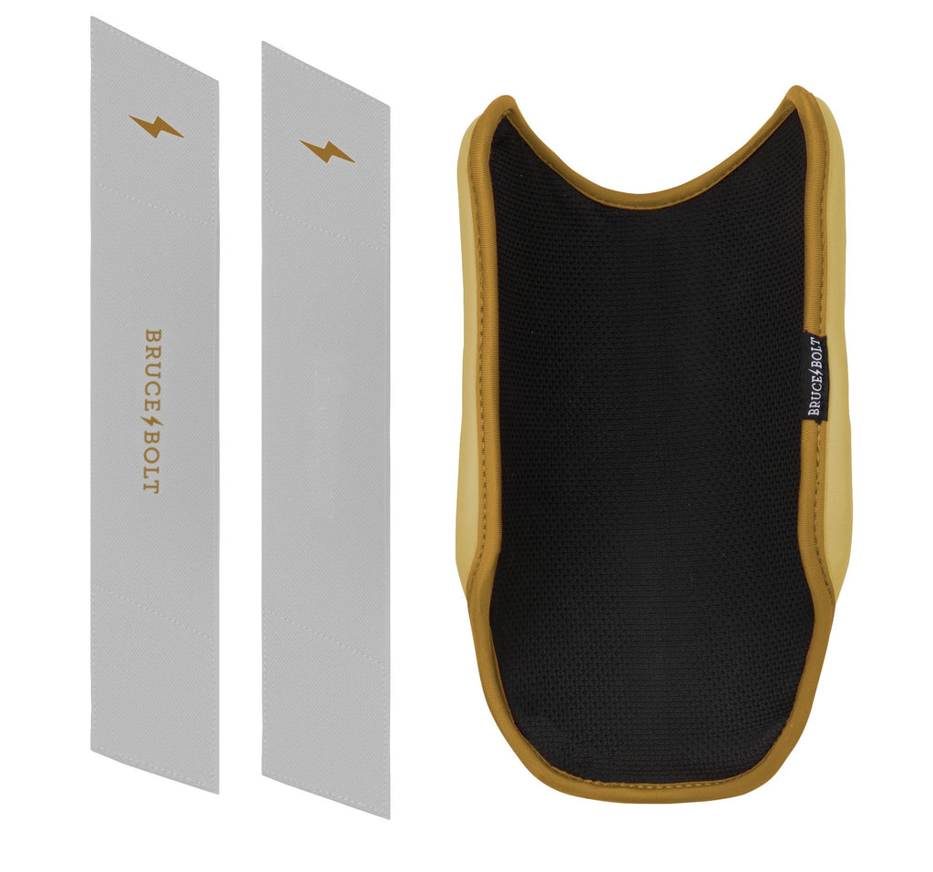 BRUCE BOLT PREMIUM PRO 9" Elbow Guard - GOLD WHITE- thumb 3