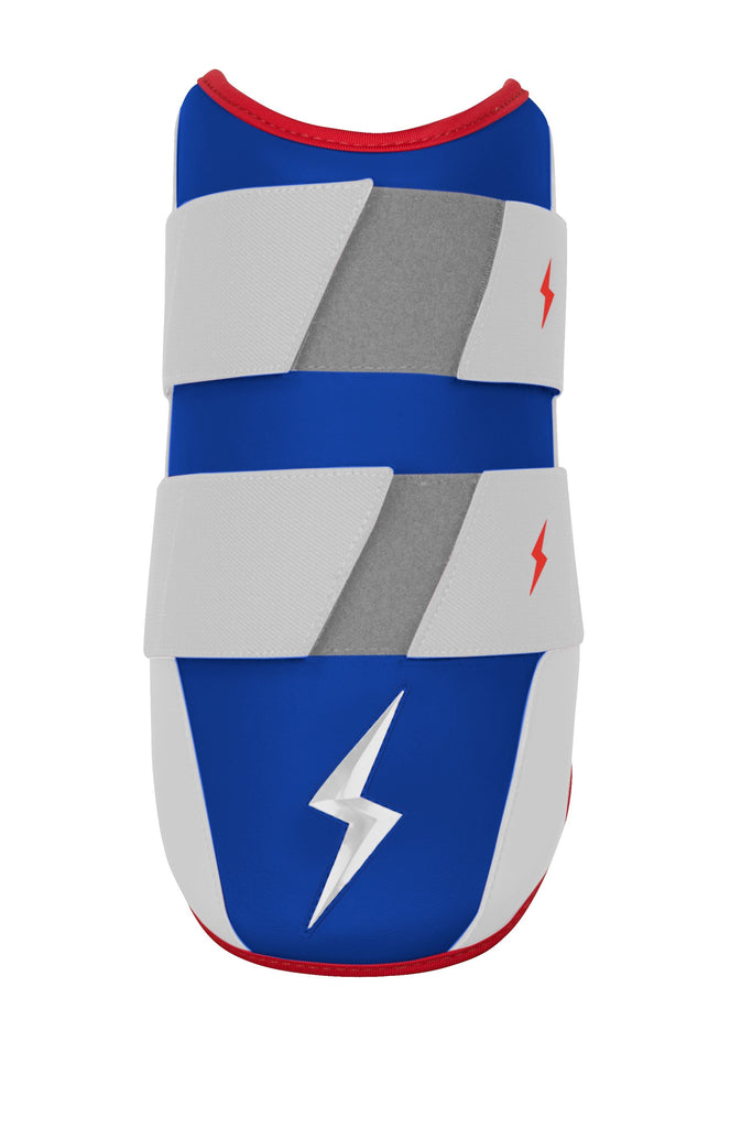 BRUCE BOLT PREMIUM PRO 9" Elbow Guard - RED WHITE AND BLUE- quickbuy