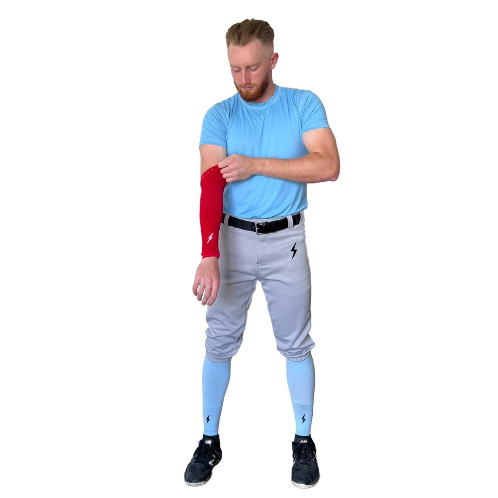 BRUCE BOLT Premium Pro Baseball Knicker - GREY- thumb 4