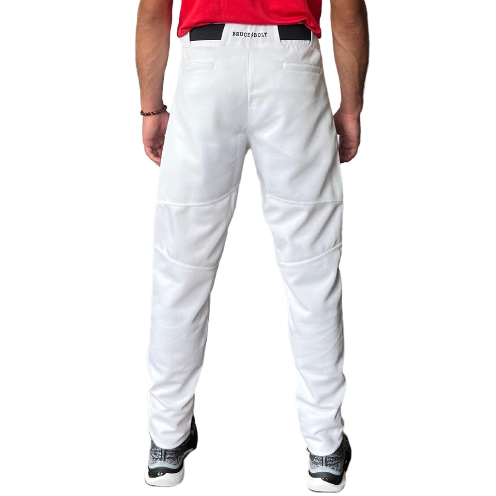 BRUCE BOLT Premium Pro Baseball Pant - WHITE- thumb 3