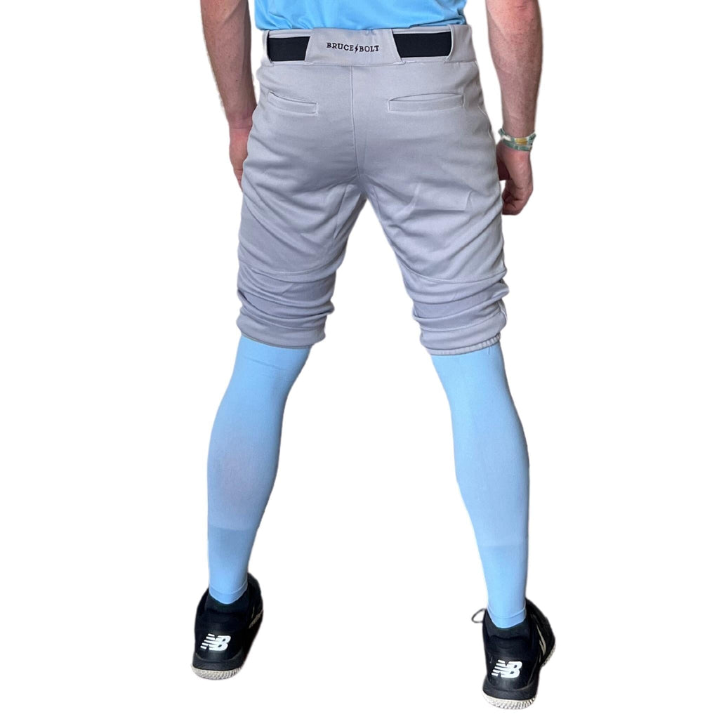 BRUCE BOLT Premium Pro Baseball Short - GREY- thumb 3