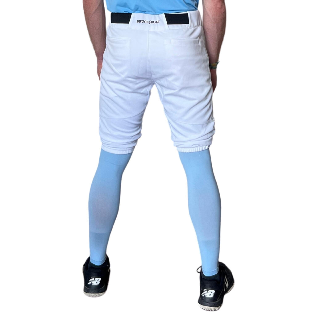 BRUCE BOLT Premium Pro Baseball Short - WHITE- thumb 3